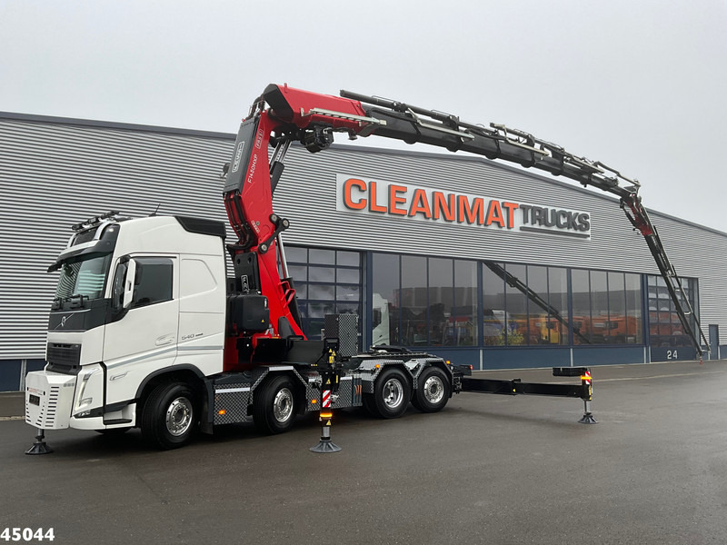 Tractor Volvo FH 540 8x2 Fassi 145 Tonmeter laadkraan + Fly-JIb Just 7.187 Km! Demo voertuig!: foto 1
