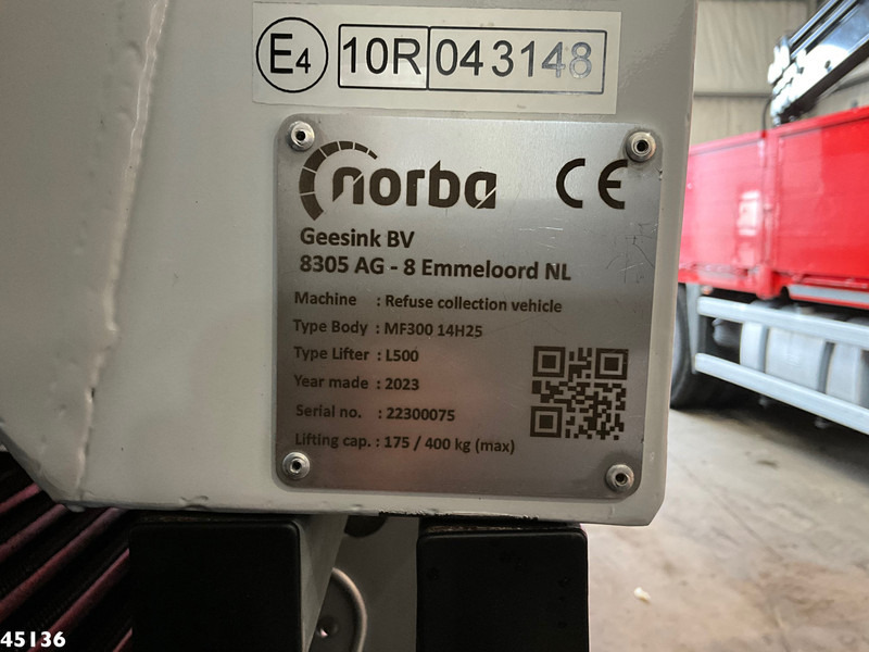 Caminhão de lixo Volvo FE 350 Norba MF 300 14m³ 2 compartimenten NEW and UNUSED!: foto 19