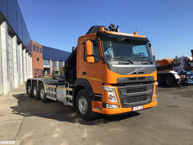 Volvo FM 420 8x2 HMF 28 ton/meter laadkraan Welvaarts weighing system - Camião polibenne, Camião grua: foto 5 Volvo FM 420 8x2 HMF 28 ton/meter laadkraan Welvaarts weighing system - Camião polibenne, Camião grua: foto 5