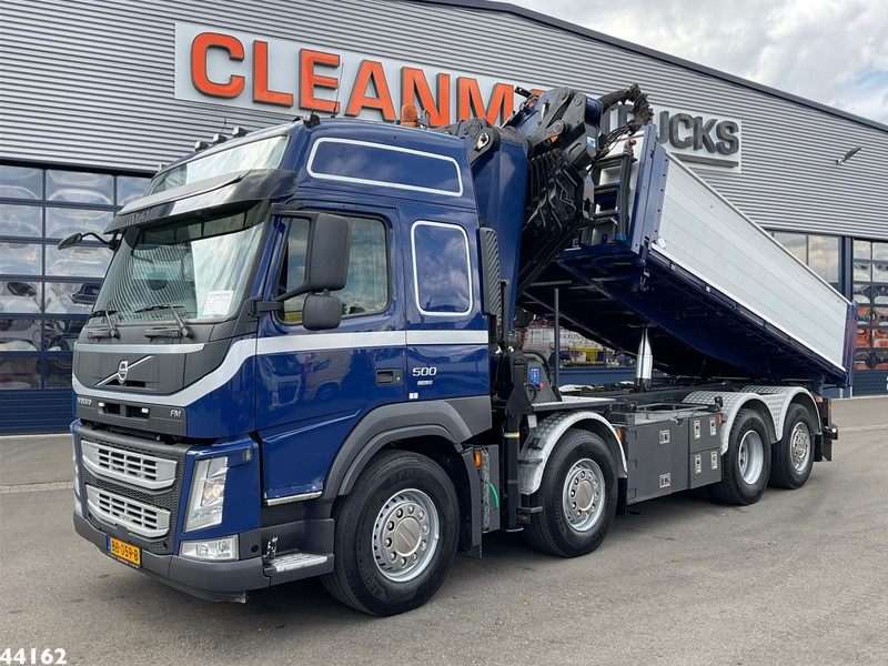 Volvo FM 500 Euro 6 HMF 50 Tonmeter laadkraan + Fly-Jib - Camião basculante, Camião grua: foto 2 Volvo FM 500 Euro 6 HMF 50 Tonmeter laadkraan + Fly-Jib - Camião basculante, Camião grua: foto 2