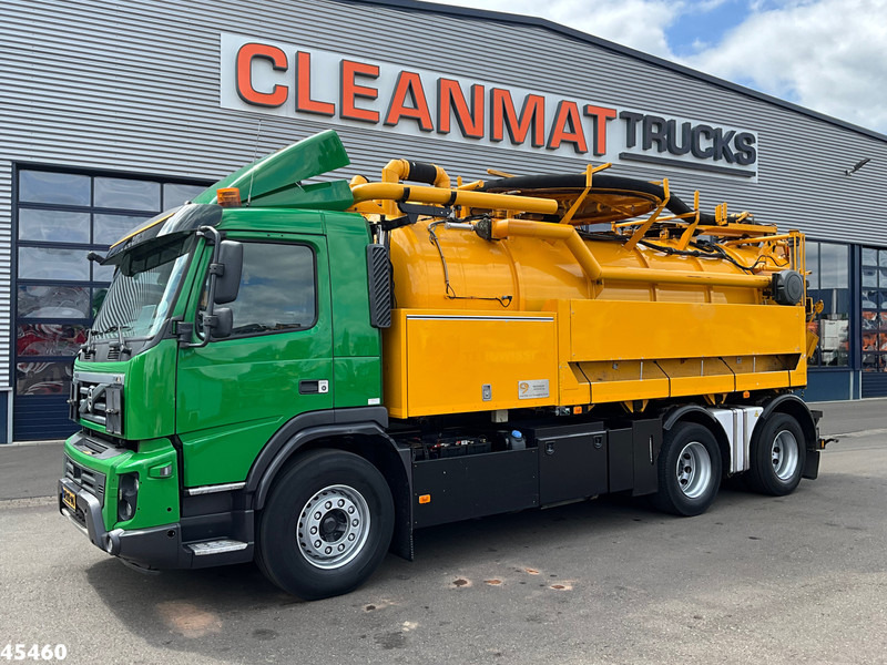 Caminhão limpa fossa Volvo FMX 420 6x4 Wiedemann 12m³ Combi kolkenzuiger: foto 9