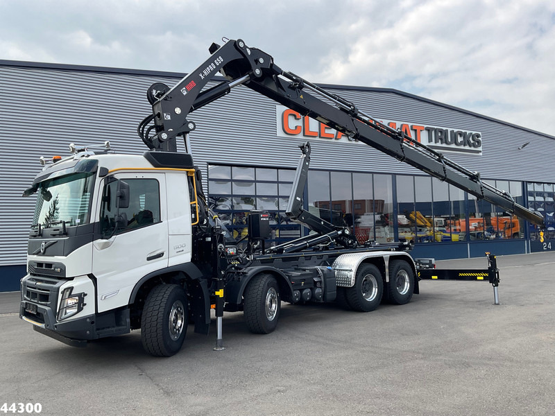 Volvo FMX 500 8x4 Euro 6 Hiab 65 Tonmeter laadkraan + Multilift 25 Ton haakarmsysteem NEW AND UNUSED! - Camião polibenne, Camião grua: foto 1 Volvo FMX 500 8x4 Euro 6 Hiab 65 Tonmeter laadkraan + Multilift 25 Ton haakarmsysteem NEW AND UNUSED! - Camião polibenne, Camião grua: foto 1