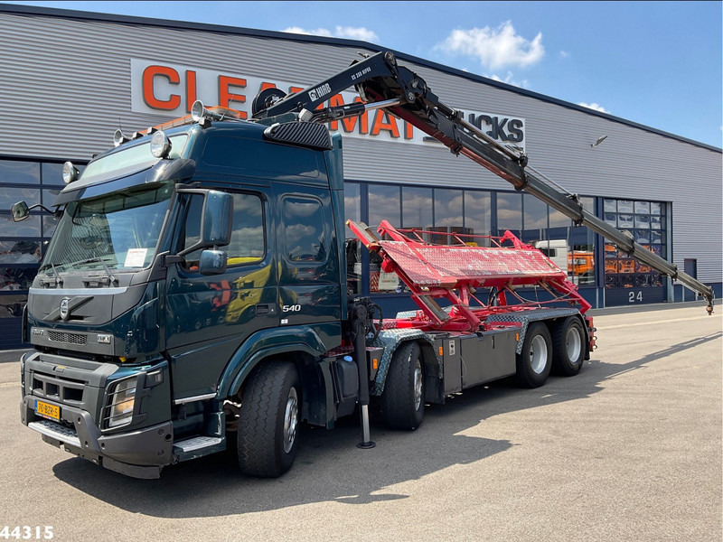 Volvo FMX 540 8x4 Euro 6 Hiab 28 Tonmeter laadkraan - Camião com sistema de cabo, Camião grua: foto 1 Volvo FMX 540 8x4 Euro 6 Hiab 28 Tonmeter laadkraan - Camião com sistema de cabo, Camião grua: foto 1