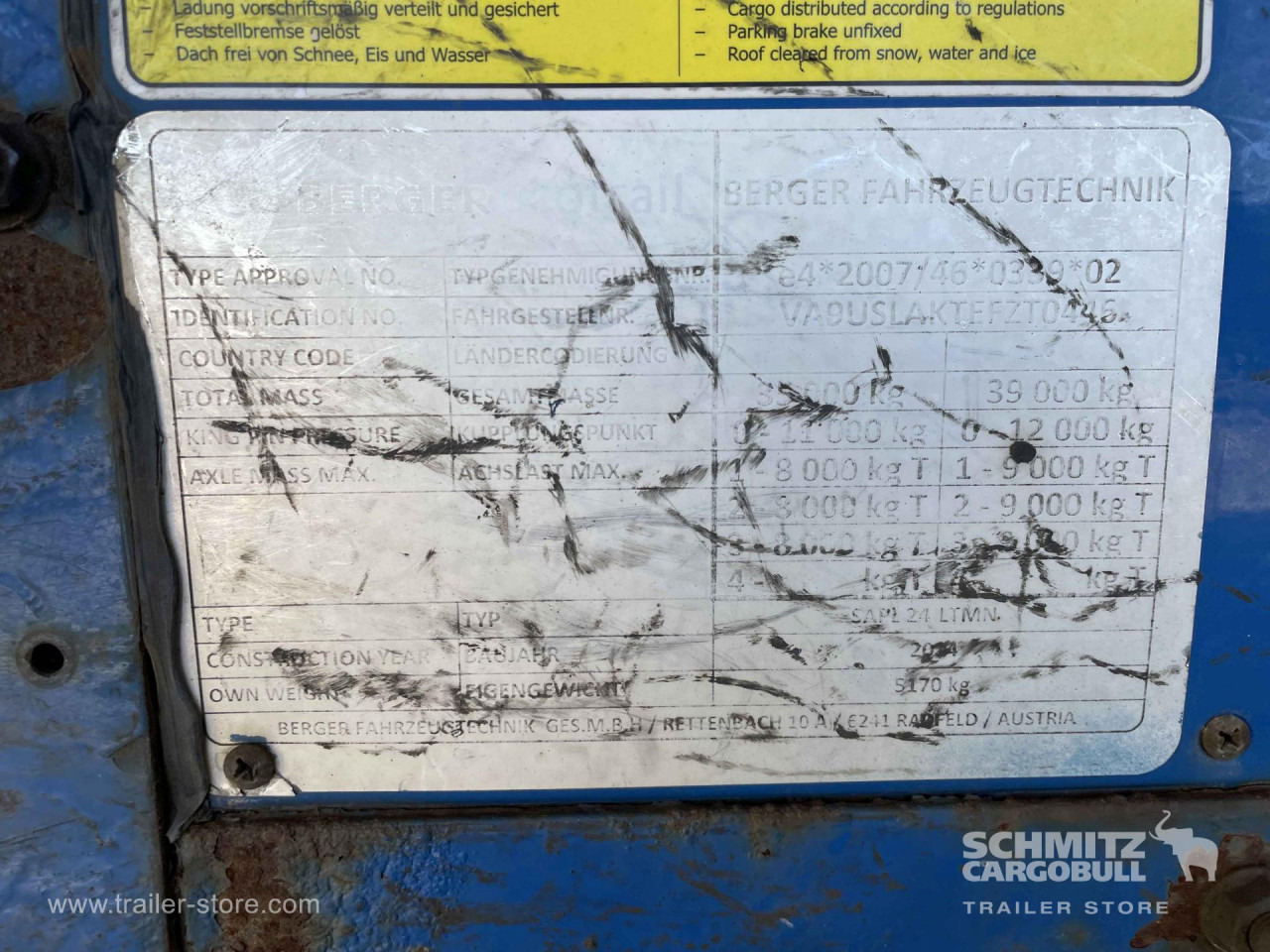 BERGER Semiremolque Lona Mega - Semi-reboque de lona: foto 2 BERGER Semiremolque Lona Mega - Semi-reboque de lona: foto 2