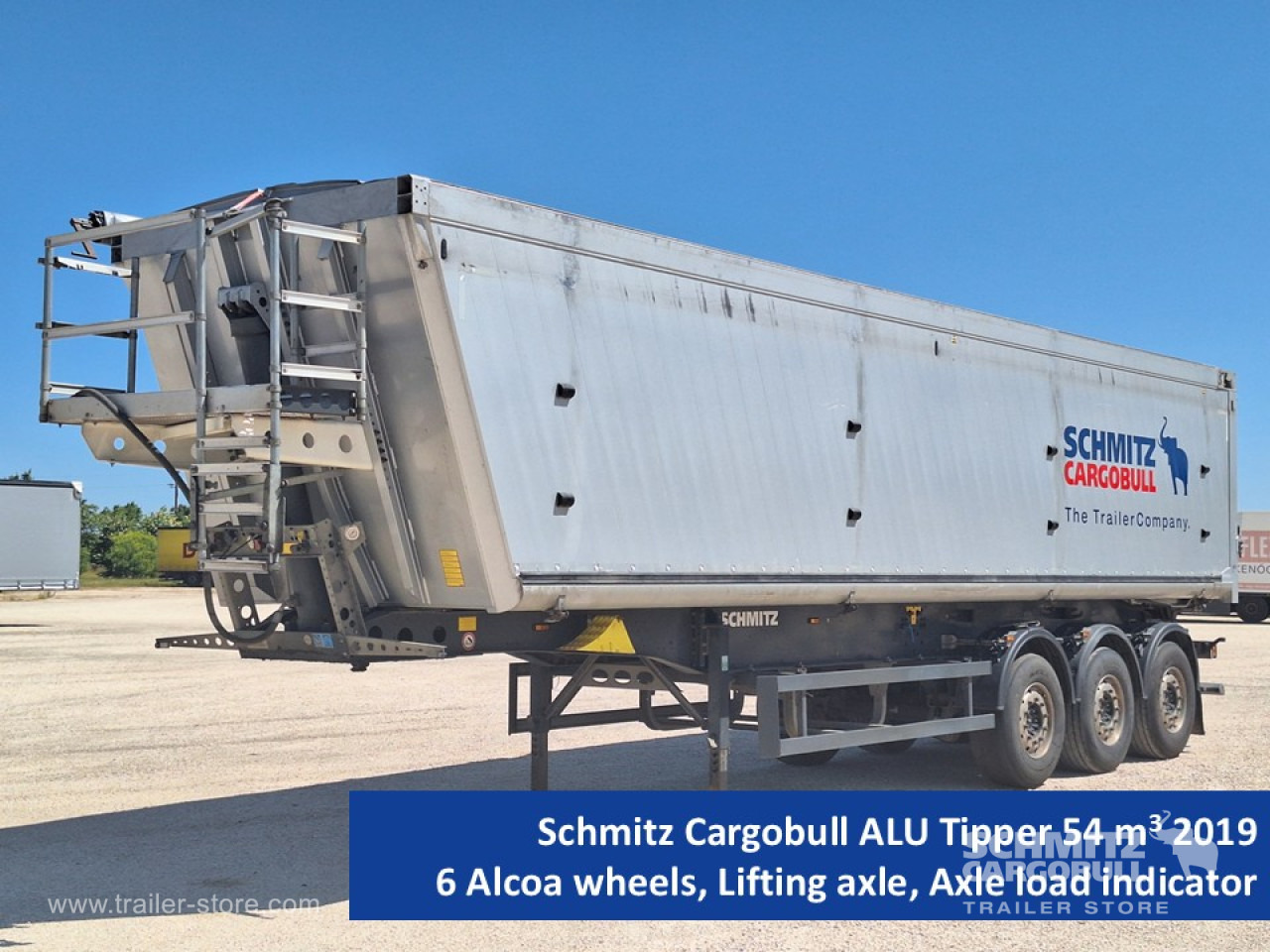 Semi-reboque basculante SCHMITZ Tipper Alu-square sided body 54m³: foto 1