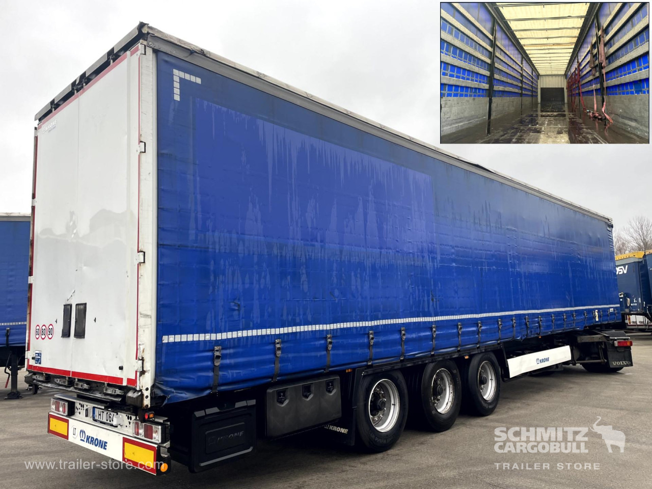 KRONE Curtainsider Dropside - Semi-reboque de lona: foto 1 KRONE Curtainsider Dropside - Semi-reboque de lona: foto 1