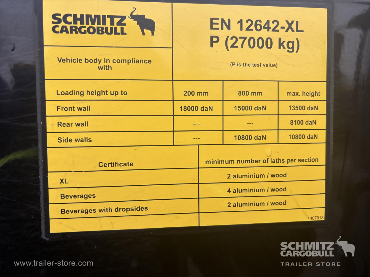 SCHMITZ Curtainsider Mega - Semi-reboque de lona: foto 4 SCHMITZ Curtainsider Mega - Semi-reboque de lona: foto 4