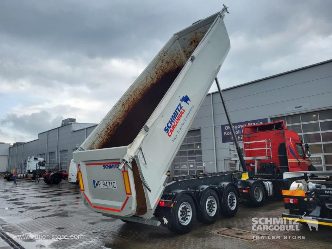 Semi-reboque basculante SCHMITZ Tipper steel-square sided body 28m³: foto 13