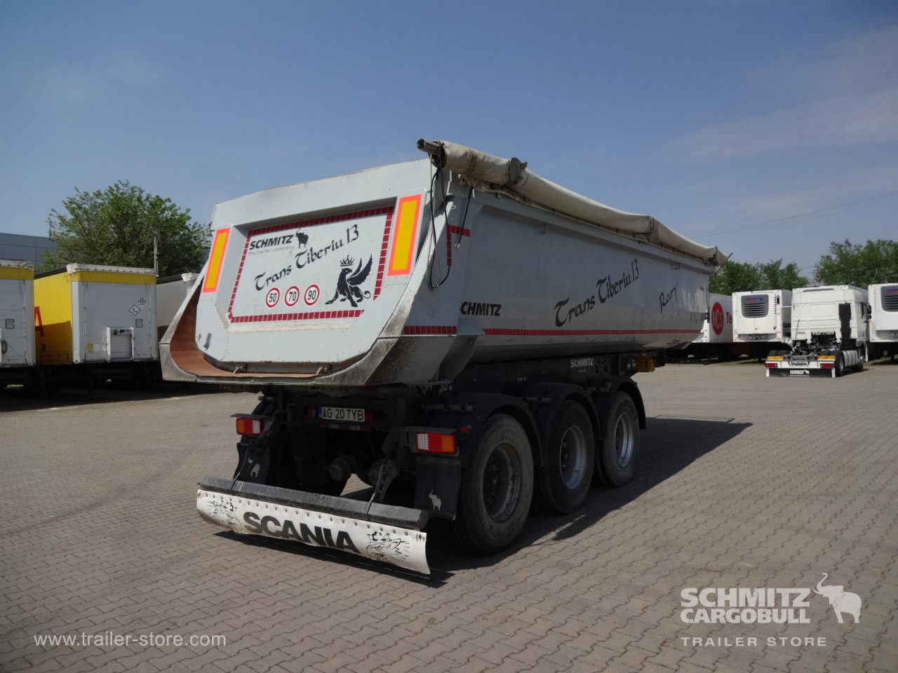 SCHMITZ Tipper Steel half pipe body 24m³ - Semi-reboque basculante: foto 3 SCHMITZ Tipper Steel half pipe body 24m³ - Semi-reboque basculante: foto 3