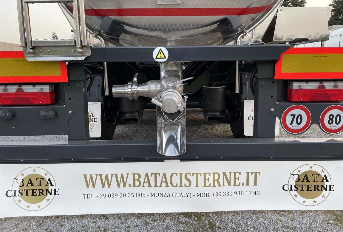 Semirreboque tanque para transporte de alimentos novo Bata CISTERNA MODELLO STANDARD NON ISOLATA 31.000LT NUOVA: foto 12