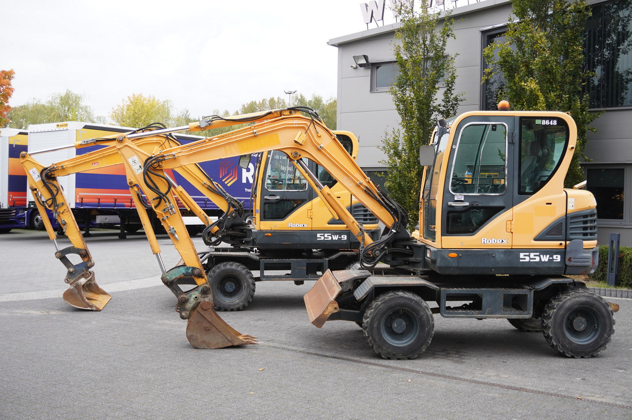 Hyundai Robex 55W-9 Wheeled Excavator 5.5t / 2pcs - Mini escavadeira: foto 2 Hyundai Robex 55W-9 Wheeled Excavator 5.5t / 2pcs - Mini escavadeira: foto 2