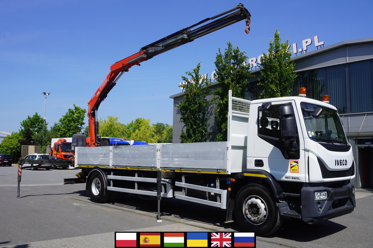 IVECO EUROCARGO 190-280L / FASSI F135A / 8 M / Lift cap. 5580 kg - Camião grua: foto 1 IVECO EUROCARGO 190-280L / FASSI F135A / 8 M / Lift cap. 5580 kg - Camião grua: foto 1