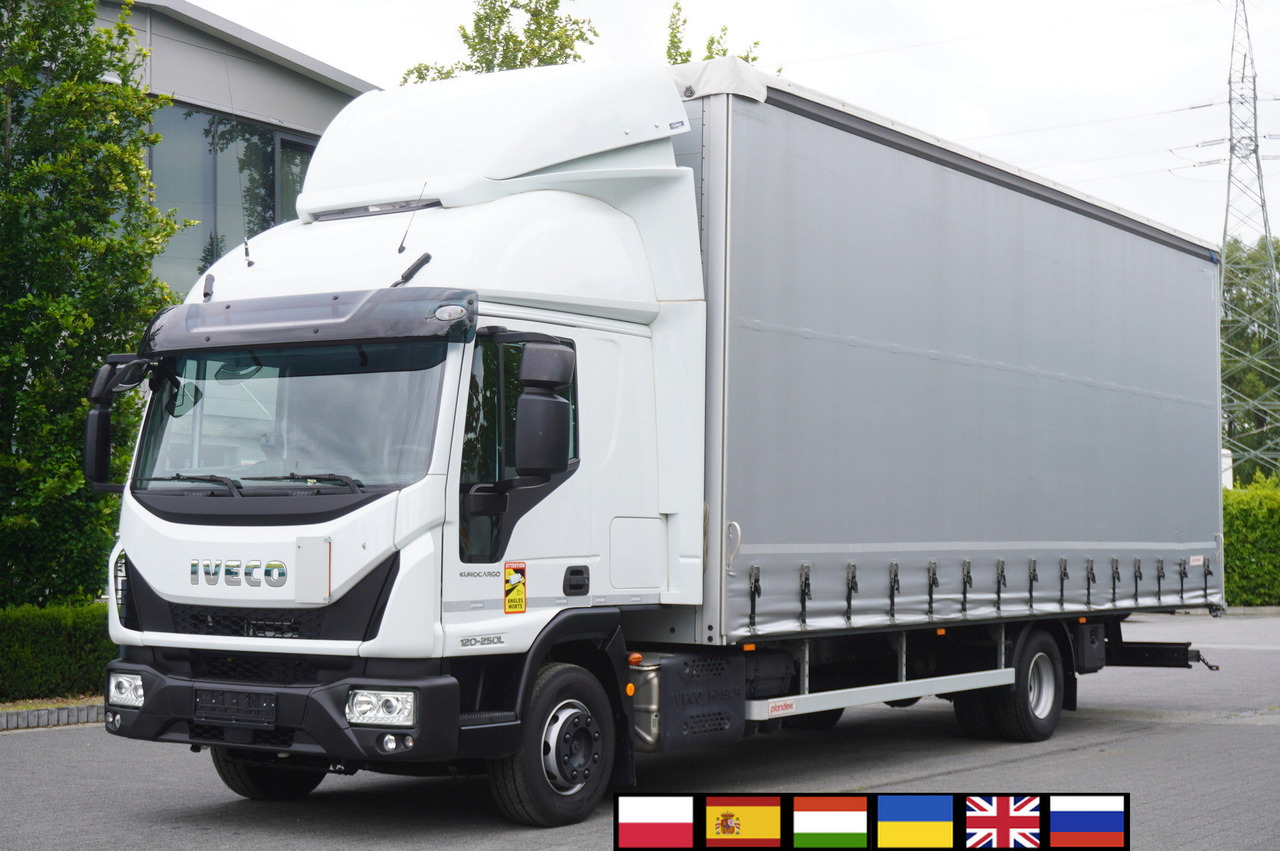 IVECO Eurocargo 120-250L / 40 tho. km !!! / Curtainsider 20 EPAL / 2023 - Camião de lona: foto 1 IVECO Eurocargo 120-250L / 40 tho. km !!! / Curtainsider 20 EPAL / 2023 - Camião de lona: foto 1