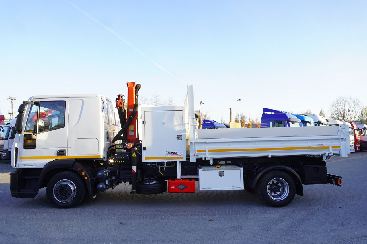 IVECO Eurocargo 120E18 Crane Palfinger / 3-way tipper / sleeper cab - Camião basculante, Camião grua: foto 5 IVECO Eurocargo 120E18 Crane Palfinger / 3-way tipper / sleeper cab - Camião basculante, Camião grua: foto 5