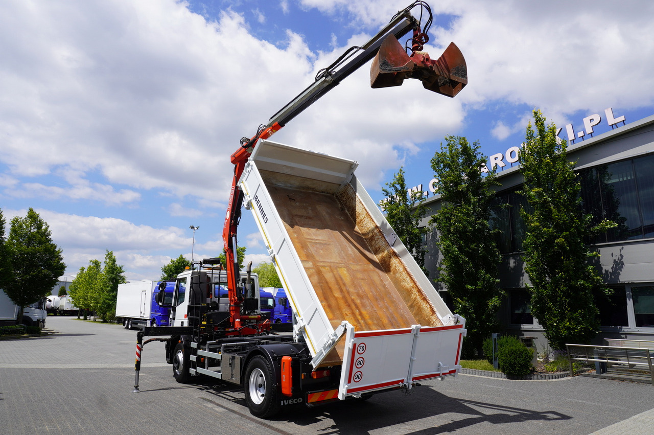 IVECO Eurocargo 160E22 EEV Dump truck / Bortmatic / Crane FASSI F95A.0.22 - Camião grua: foto 4 IVECO Eurocargo 160E22 EEV Dump truck / Bortmatic / Crane FASSI F95A.0.22 - Camião grua: foto 4