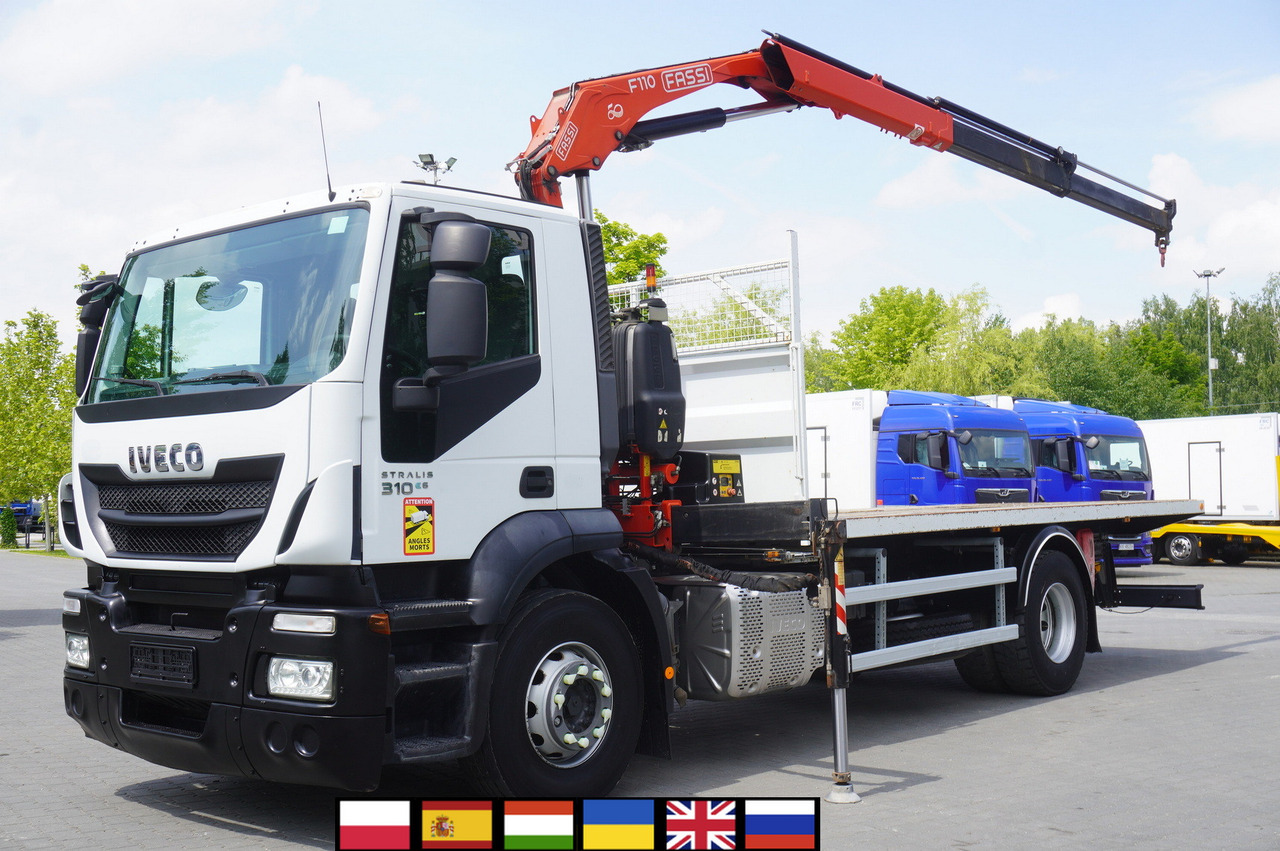 IVECO STRALIS 310 E6 / FASSI F110B / 630 MTH! / 4 t lift cap. / 19 t - Camião grua: foto 1 IVECO STRALIS 310 E6 / FASSI F110B / 630 MTH! / 4 t lift cap. / 19 t - Camião grua: foto 1