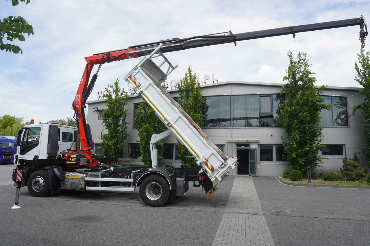 IVECO STRALIS 330 E6 / FASSI 195A 8.5 T / 3-side tipper - Camião basculante, Camião grua: foto 4 IVECO STRALIS 330 E6 / FASSI 195A 8.5 T / 3-side tipper - Camião basculante, Camião grua: foto 4