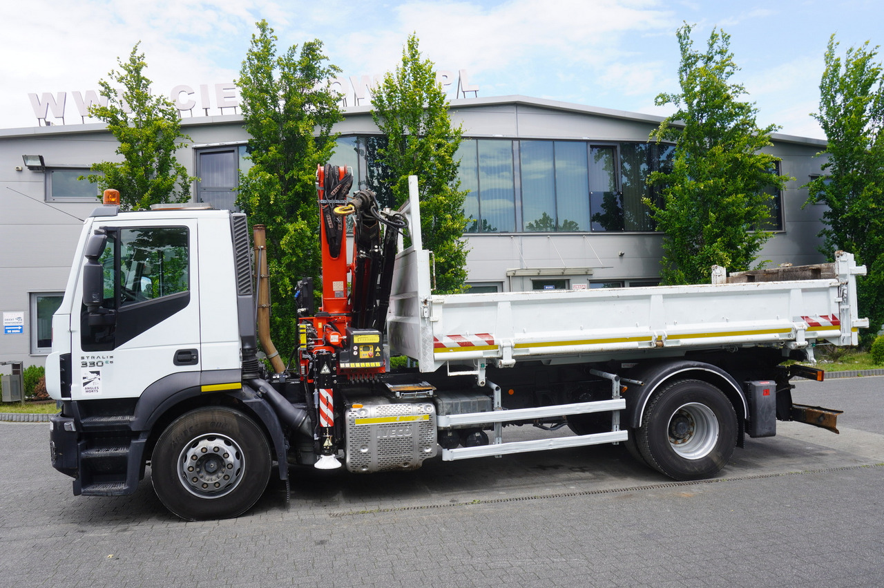 IVECO STRALIS 330 E6 / FASSI 195A 8.5 T / 3-side tipper - Camião basculante, Camião grua: foto 3 IVECO STRALIS 330 E6 / FASSI 195A 8.5 T / 3-side tipper - Camião basculante, Camião grua: foto 3