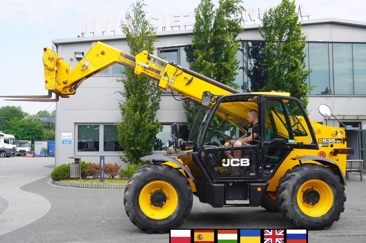 JCB 535-95 / 3.5 T / range 9.5 m / joystick / 2021 - Empilhador telescópico: foto 1 JCB 535-95 / 3.5 T / range 9.5 m / joystick / 2021 - Empilhador telescópico: foto 1