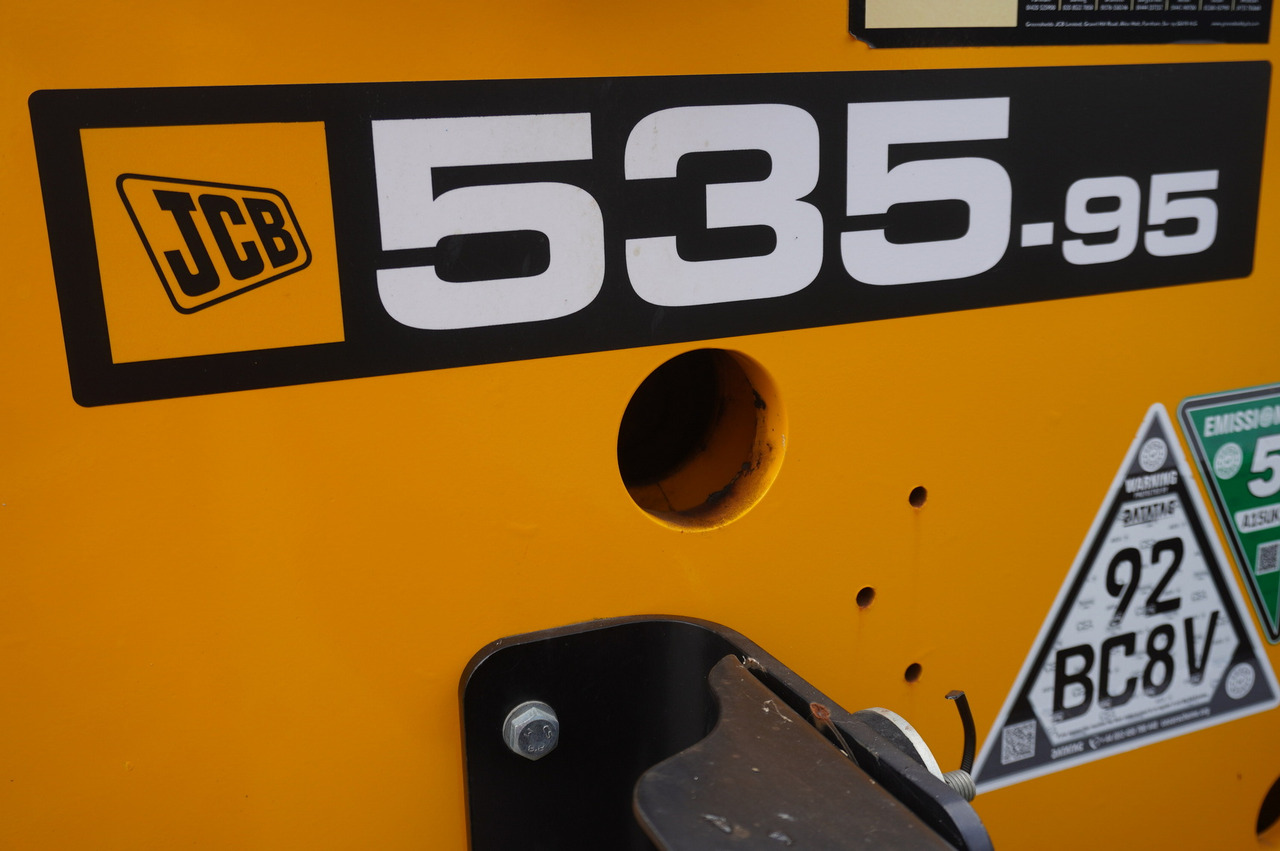 Pá carregadora telescópica JCB 535-95 / 3.5 T / range 9.5 m / joystick / 2021: foto 10