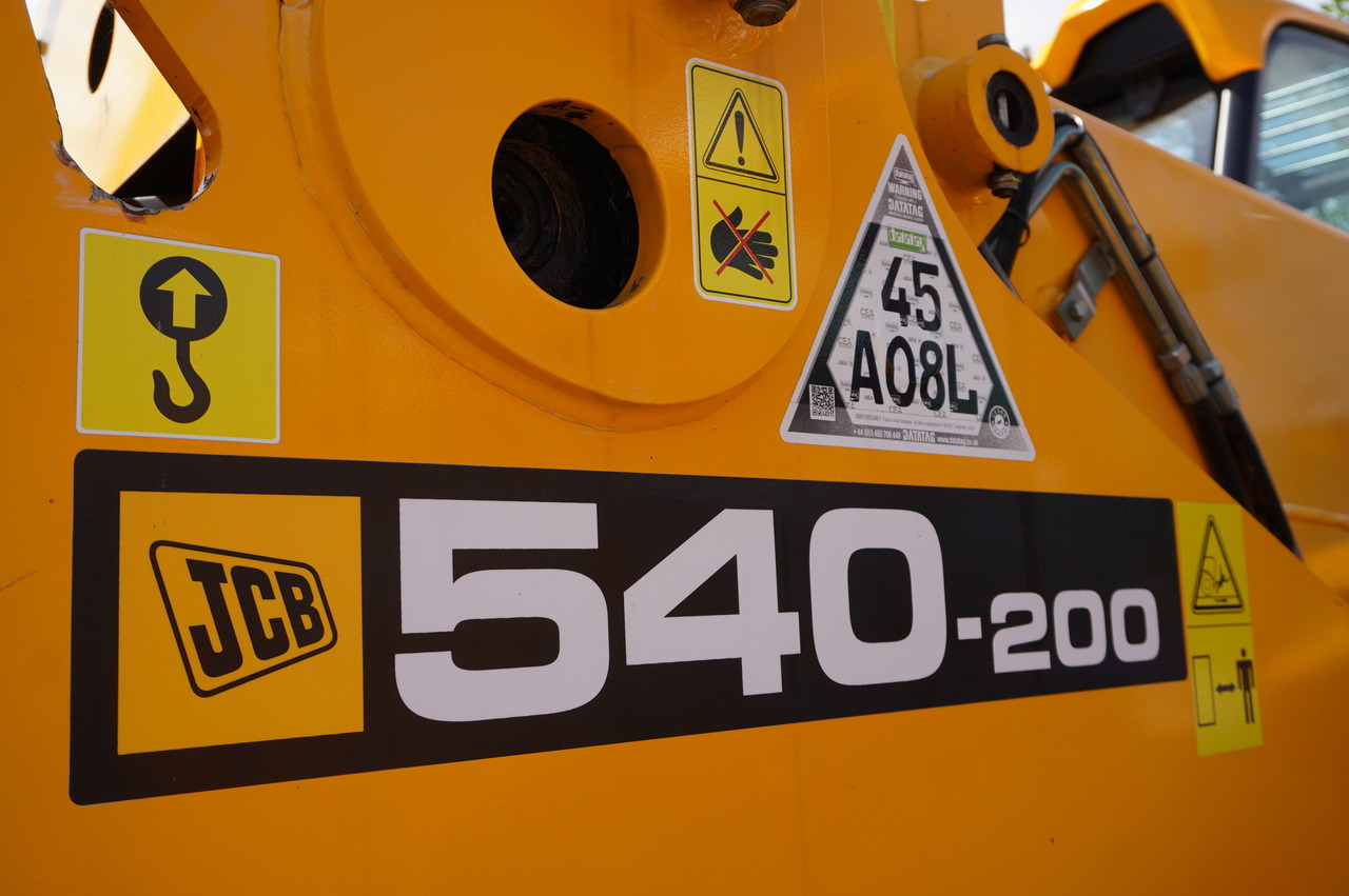 JCB 540-200 Telescopic Loader / 20 m reach / joystick / 2 units - Pá carregadora telescópica: foto 5 JCB 540-200 Telescopic Loader / 20 m reach / joystick / 2 units - Pá carregadora telescópica: foto 5