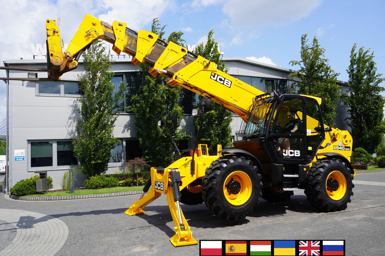 JCB 540-200 Telescopic Loader / 20 m reach / joystick - Empilhador telescópico: foto 1 JCB 540-200 Telescopic Loader / 20 m reach / joystick - Empilhador telescópico: foto 1