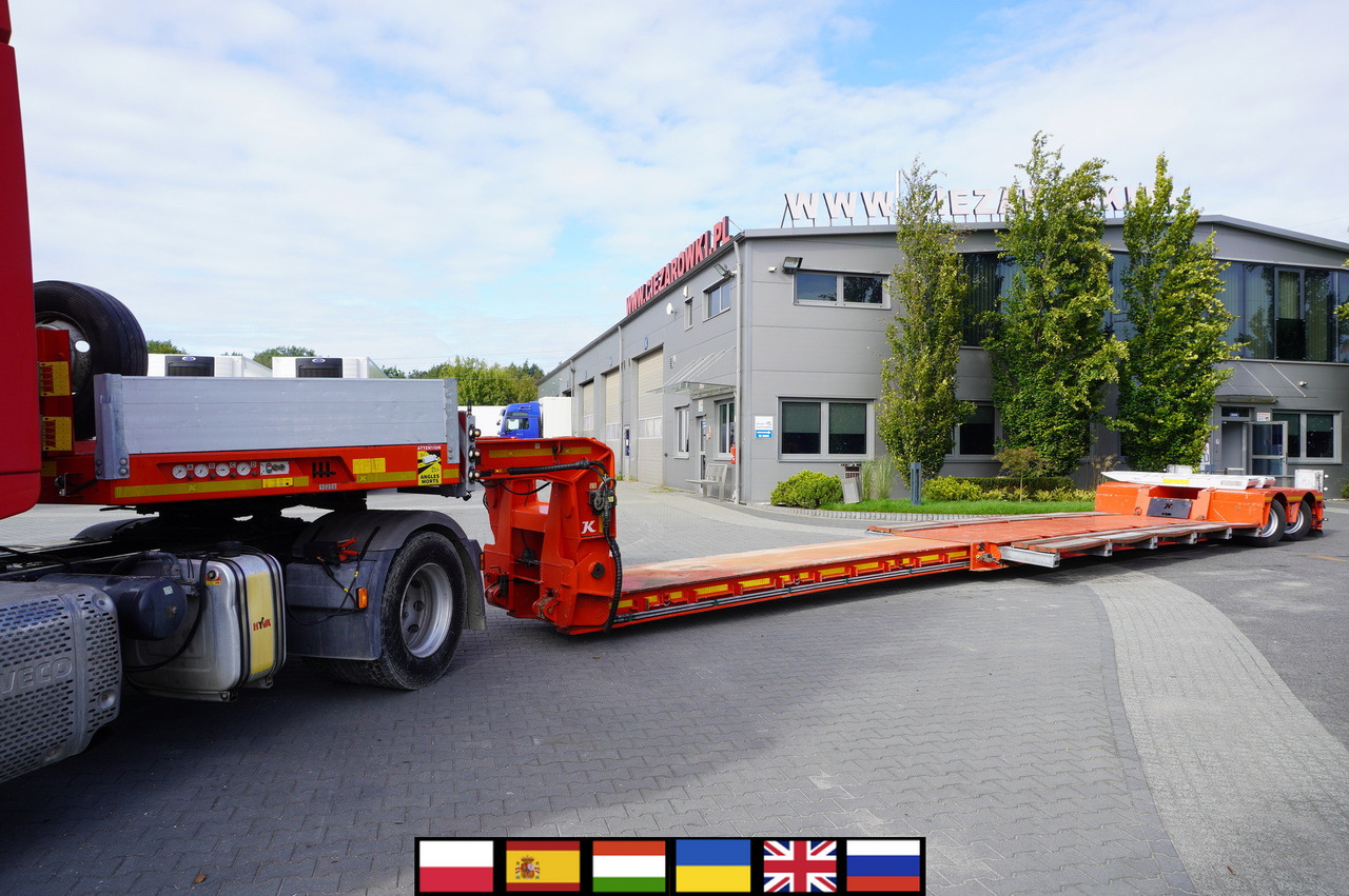 KÄSSBOHRER LB2 TIEF-BETT low loader semi-trailer / 16.5 m / Extendable semi-trailer / steered axles / 2 units - Semi-reboque baixa: foto 1 KÄSSBOHRER LB2 TIEF-BETT low loader semi-trailer / 16.5 m / Extendable semi-trailer / steered axles / 2 units - Semi-reboque baixa: foto 1