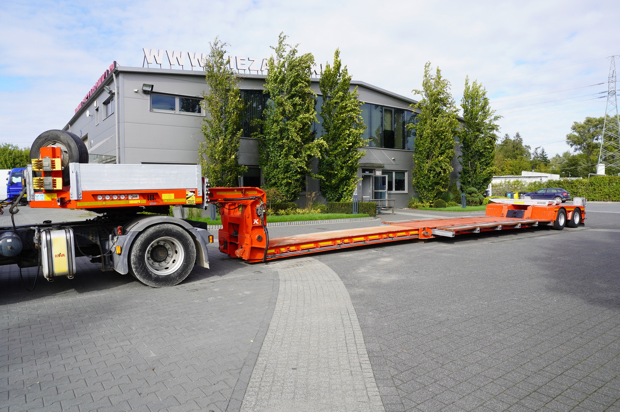KÄSSBOHRER LB2 TIEF-BETT low loader semi-trailer / 16.5 m / Extendable semi-trailer / steered axles / 2 units - Semi-reboque baixa: foto 3 KÄSSBOHRER LB2 TIEF-BETT low loader semi-trailer / 16.5 m / Extendable semi-trailer / steered axles / 2 units - Semi-reboque baixa: foto 3