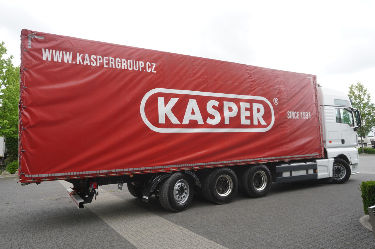 MAN MAN TGX 35.580 E6 8x4 /4 / 23 EPAL tarp superstructure / 4th axle steered - Camião de lona: foto 5 MAN MAN TGX 35.580 E6 8x4 /4 / 23 EPAL tarp superstructure / 4th axle steered - Camião de lona: foto 5