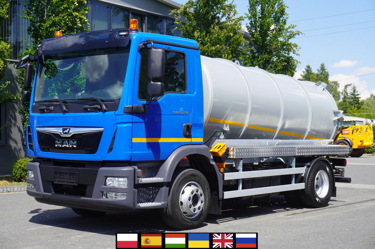 MAN TGM 15.250 / NEW septic tank (07/2025) superstructure 8000 l / 160 tho. km! - Cisterna de chorume: foto 1 MAN TGM 15.250 / NEW septic tank (07/2025) superstructure 8000 l / 160 tho. km! - Cisterna de chorume: foto 1