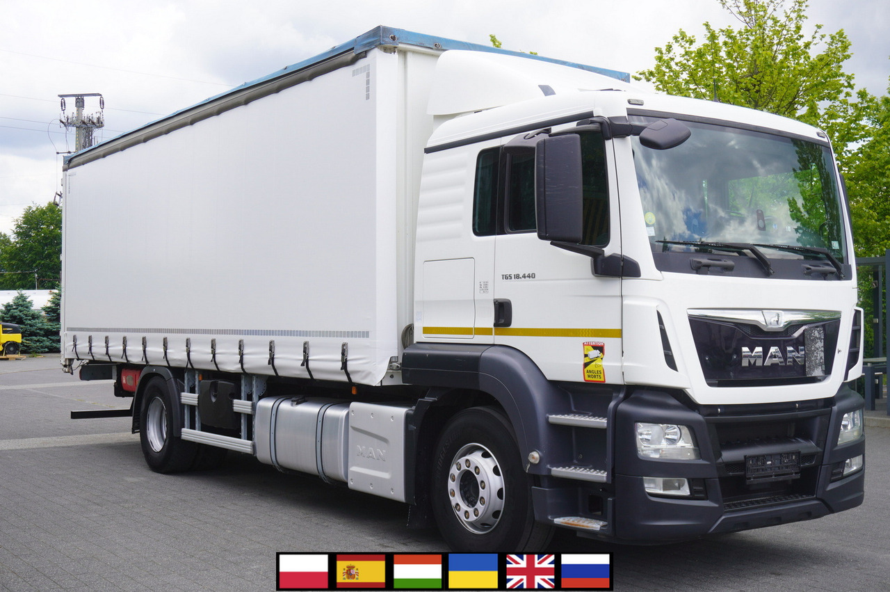 MAN TGS 18.440 / 19 EPAL curtainsider / Sleeper cab - Camião de lona: foto 1 MAN TGS 18.440 / 19 EPAL curtainsider / Sleeper cab - Camião de lona: foto 1