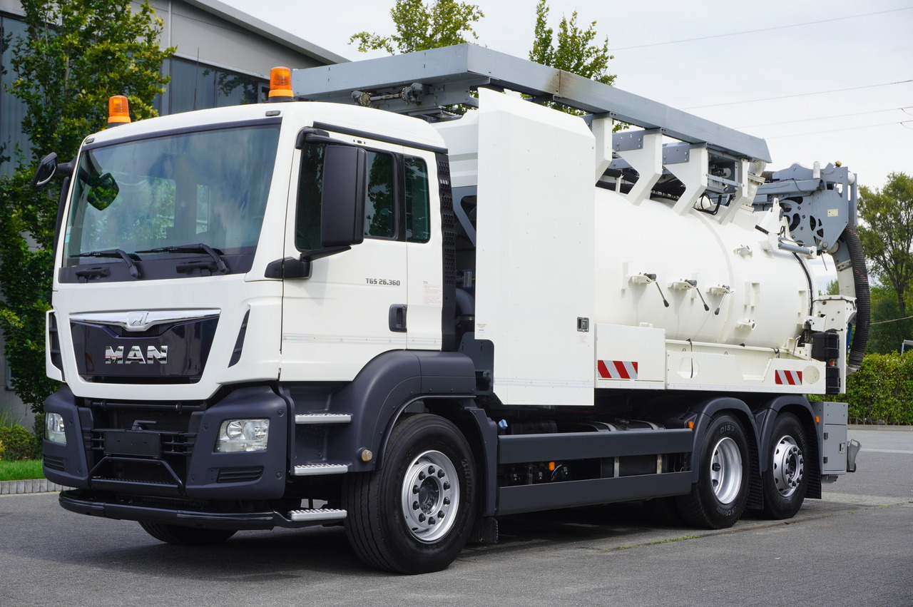 MAN TGS 26.360 E6 / RIVARD sewage cleaner 18 m3 / 90 tho. km / steering axle / 2 units - Caminhão limpa fossa: foto 2 MAN TGS 26.360 E6 / RIVARD sewage cleaner 18 m3 / 90 tho. km / steering axle / 2 units - Caminhão limpa fossa: foto 2