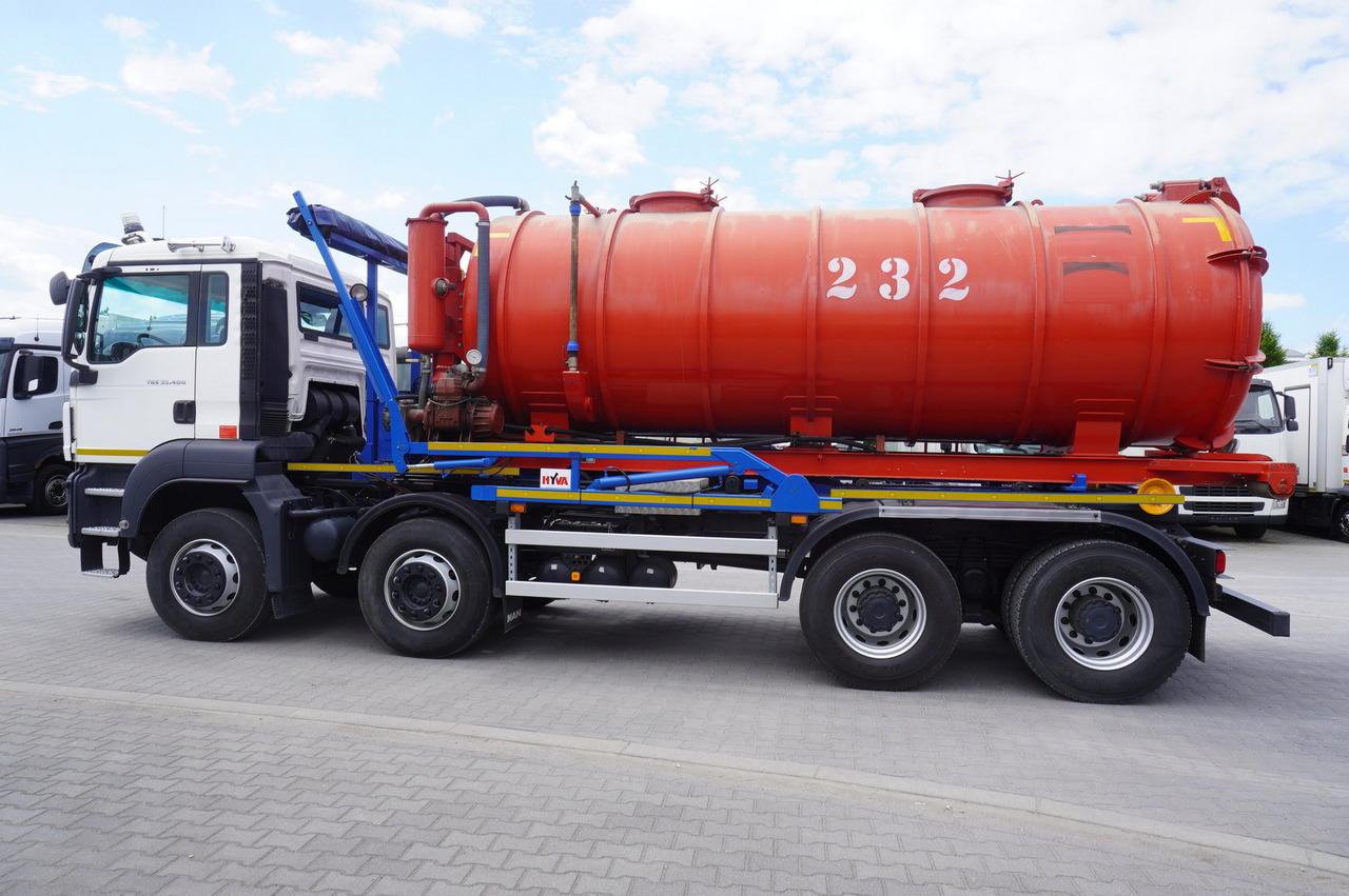 MAN TGS 35.400 8 × 4 E5 / HYVA HOOK LIFT 32.56 SE / Septic barrel 13000 L - Cisterna de chorume: foto 4 MAN TGS 35.400 8 × 4 E5 / HYVA HOOK LIFT 32.56 SE / Septic barrel 13000 L - Cisterna de chorume: foto 4