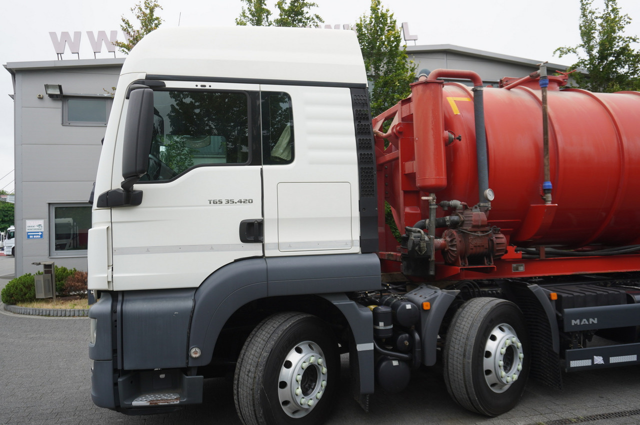 Cisterna de chorume MAN TGS 35.420 8×2 / NEW septic barrel 13000 L / 3 steered axles: foto 16