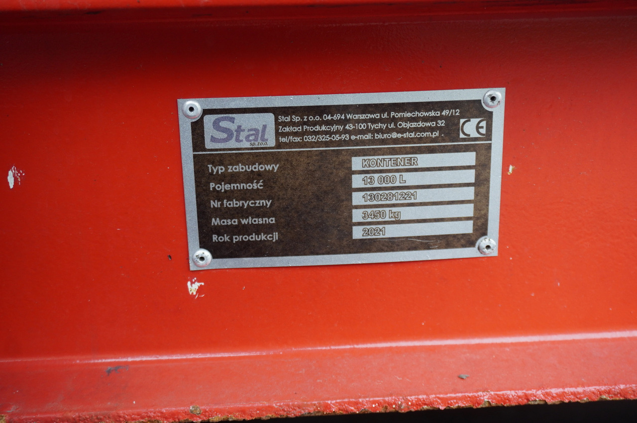 Cisterna de chorume MAN TGS 35.420 8×2 / NEW septic barrel 13000 L / 3 steered axles: foto 9