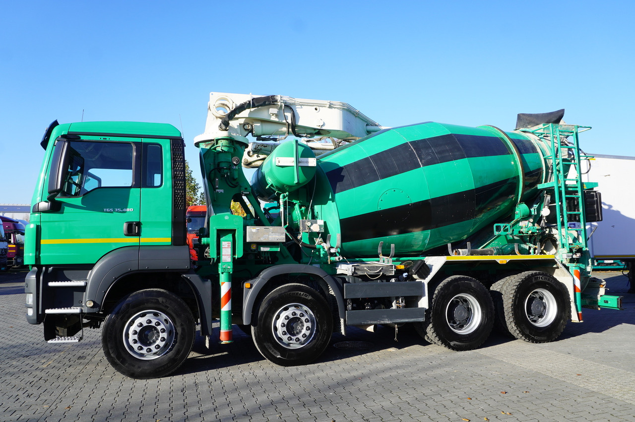 MAN TGS 35.480 8x4 Concrete Mixer Pump truck / Putzmeister M24-3 / 1600 MTH! - Autobomba de betão: foto 3 MAN TGS 35.480 8x4 Concrete Mixer Pump truck / Putzmeister M24-3 / 1600 MTH! - Autobomba de betão: foto 3
