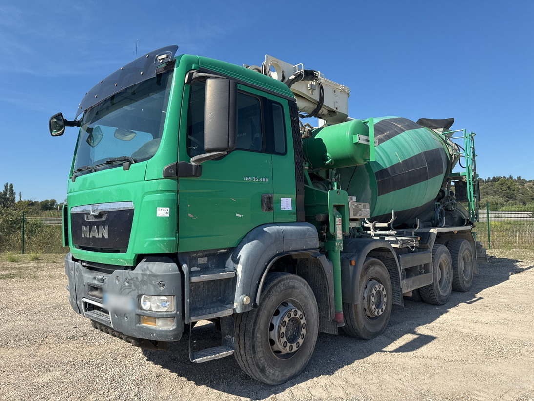 MAN TGS 35.480 8x4 Concrete Mixer Pump truck / Putzmeister M24-3 / 1600 MTH! - Autobomba de betão: foto 2 MAN TGS 35.480 8x4 Concrete Mixer Pump truck / Putzmeister M24-3 / 1600 MTH! - Autobomba de betão: foto 2