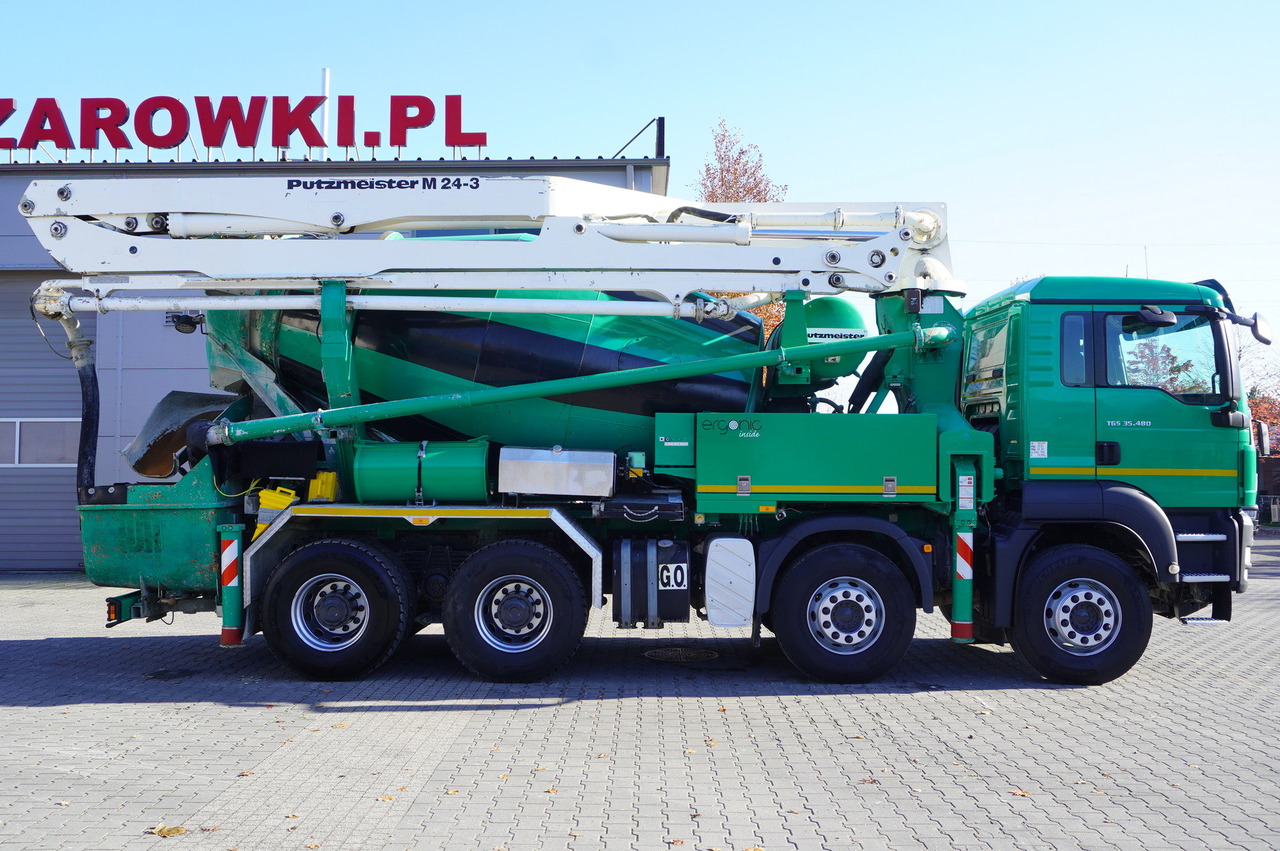 MAN TGS 35.480 8x4 Concrete Mixer Pump truck / Putzmeister M24-3 / 1600 MTH! - Camião betoneira: foto 5 MAN TGS 35.480 8x4 Concrete Mixer Pump truck / Putzmeister M24-3 / 1600 MTH! - Camião betoneira: foto 5