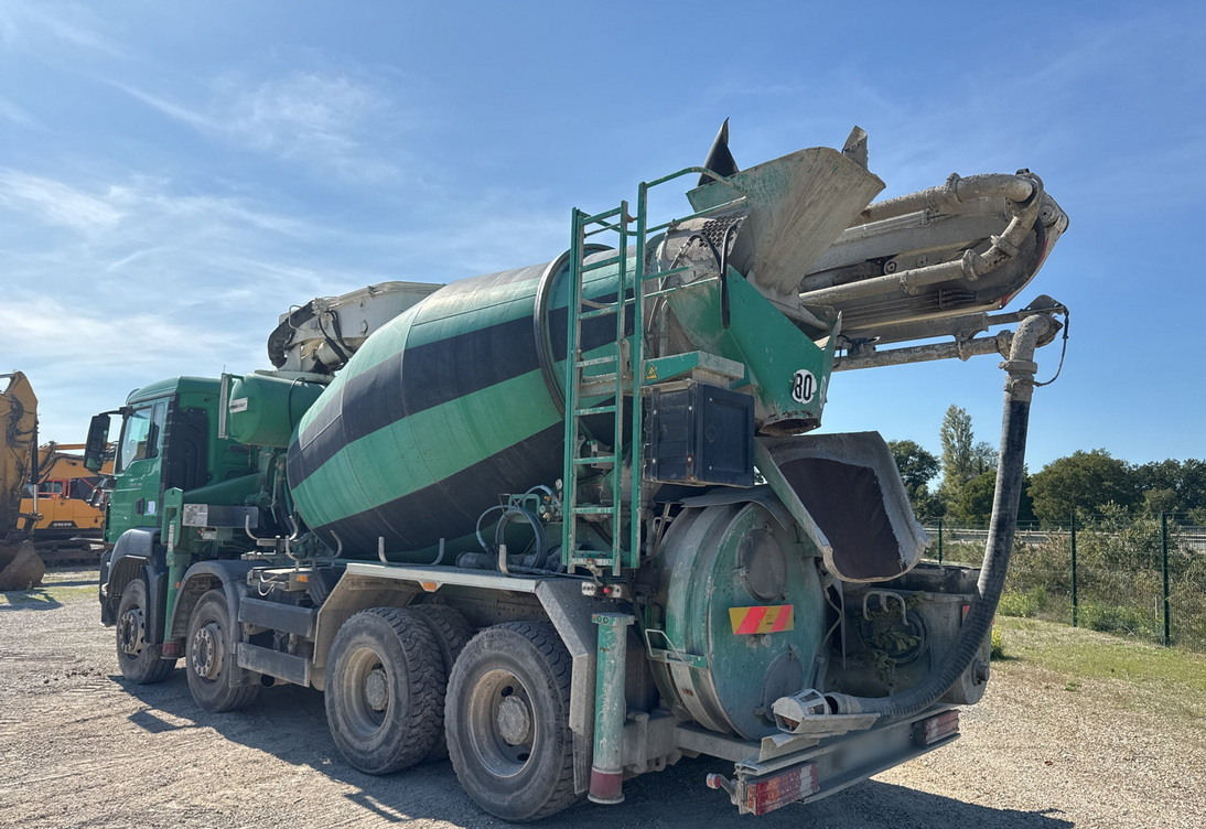 MAN TGS 35.480 8x4 Concrete Mixer Pump truck / Putzmeister M24-3 / 1600 MTH! - Camião betoneira: foto 4 MAN TGS 35.480 8x4 Concrete Mixer Pump truck / Putzmeister M24-3 / 1600 MTH! - Camião betoneira: foto 4