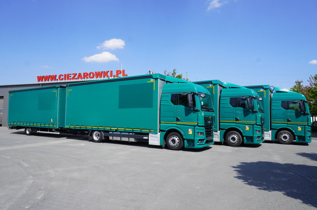 MAN TGX 18.470 / Trailer 19 EPAL / Curtainsider 19 EPAL / 2022 / Retarder / 15 units - Camião de lona: foto 2 MAN TGX 18.470 / Trailer 19 EPAL / Curtainsider 19 EPAL / 2022 / Retarder / 15 units - Camião de lona: foto 2