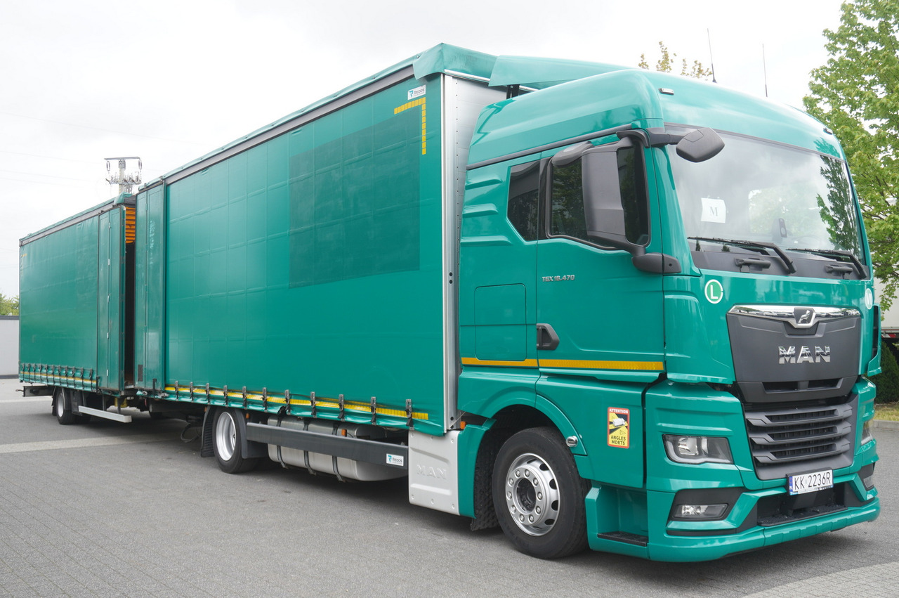 MAN TGX 18.470 / Trailer 19 EPAL / Curtainsider 19 EPAL / 2022 / Retarder / 15 units - Camião de lona: foto 2 MAN TGX 18.470 / Trailer 19 EPAL / Curtainsider 19 EPAL / 2022 / Retarder / 15 units - Camião de lona: foto 2