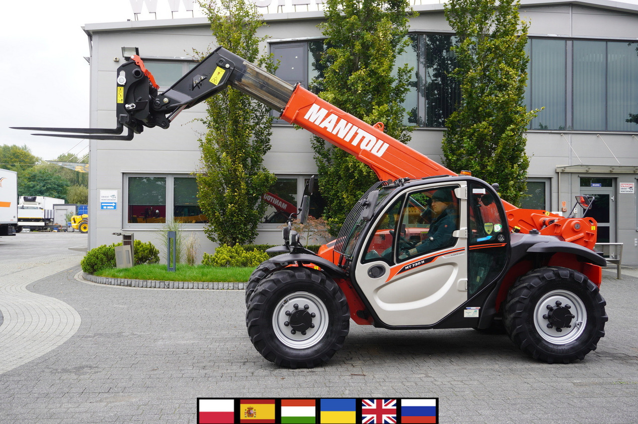 MANITOU MT 730 H / 7 m reach / 3 t / height 190 cm / 2900 MTH! / Joystick - Empilhador telescópico: foto 1 MANITOU MT 730 H / 7 m reach / 3 t / height 190 cm / 2900 MTH! / Joystick - Empilhador telescópico: foto 1