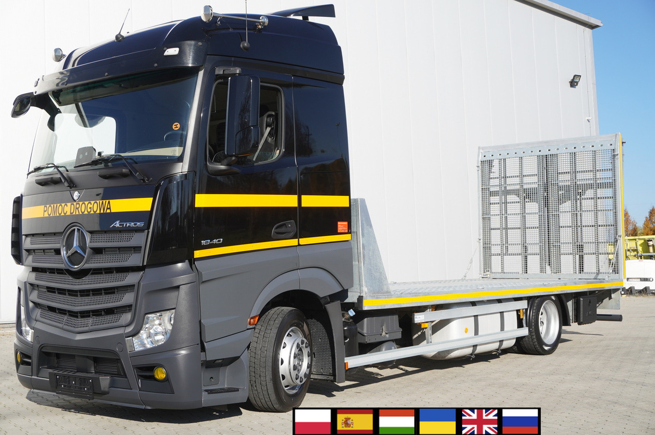 MERCEDES-BENZ Actros 1840 E6 4×2 / NEW Tow Truck platform 9.25 m / Lounge cabin - Camião transporte de veículos: foto 1 MERCEDES-BENZ Actros 1840 E6 4×2 / NEW Tow Truck platform 9.25 m / Lounge cabin - Camião transporte de veículos: foto 1