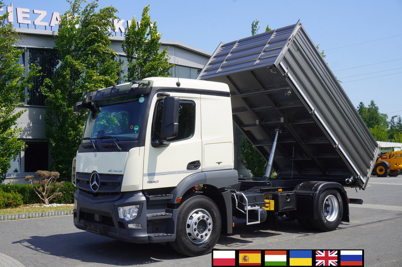 MERCEDES-BENZ Actros 1840 / New 3-side tipper 10 EPAL / Diff. lock / Load cap 10 t - Camião basculante: foto 1 MERCEDES-BENZ Actros 1840 / New 3-side tipper 10 EPAL / Diff. lock / Load cap 10 t - Camião basculante: foto 1