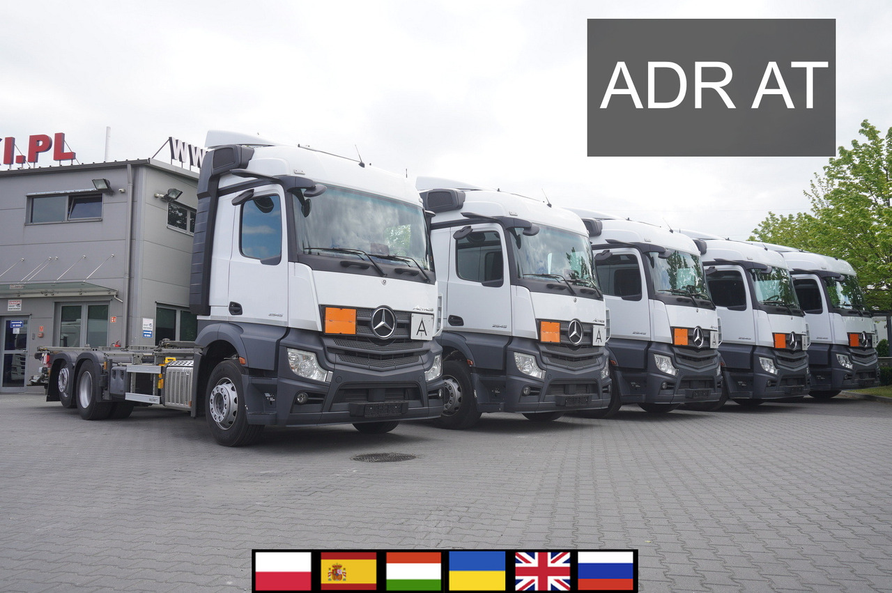 MERCEDES-BENZ Actros 2545 6×2 MP5 / ADR AT / 12 units - Camião transportador de contêineres/ Caixa móvel: foto 1 MERCEDES-BENZ Actros 2545 6×2 MP5 / ADR AT / 12 units - Camião transportador de contêineres/ Caixa móvel: foto 1