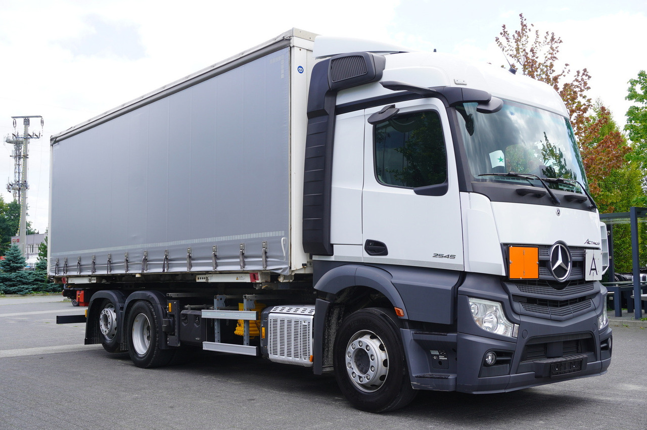 Camião de lona MERCEDES-BENZ Actros 2545 6×2 MP5 / ADR AT / Curtainsider 18 EPAL: foto 8