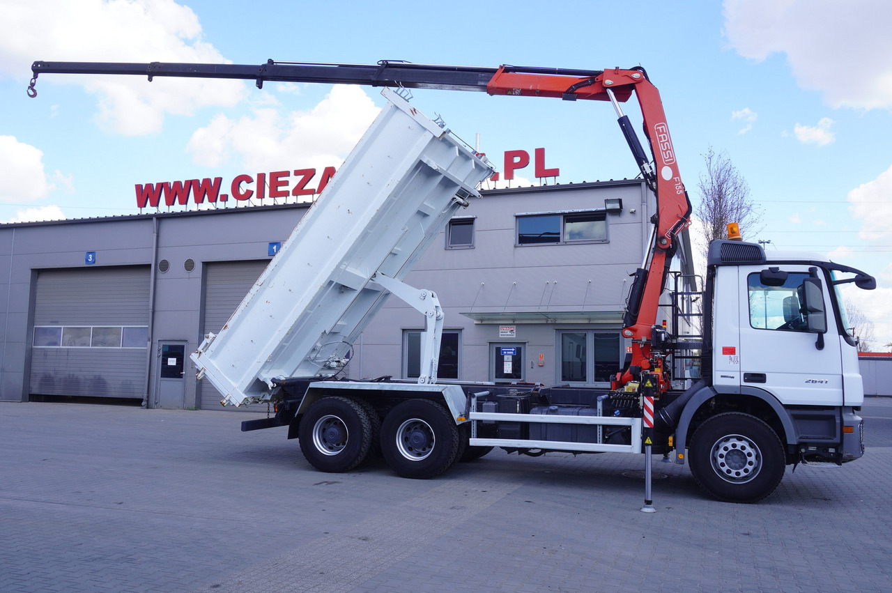 MERCEDES-BENZ Actros 2641 6×4 E5 / Crane / Dumper / 110000 km! - Camião de caixa aberta/ Plataforma, Camião grua: foto 3 MERCEDES-BENZ Actros 2641 6×4 E5 / Crane / Dumper / 110000 km! - Camião de caixa aberta/ Plataforma, Camião grua: foto 3