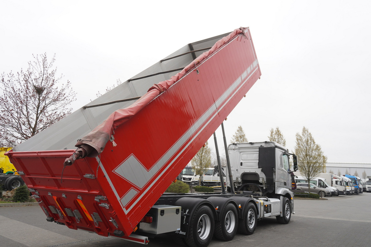 Camião basculante MERCEDES-BENZ Actros 3563 8x4 / Tipper for grain 20 t load capacity: foto 9