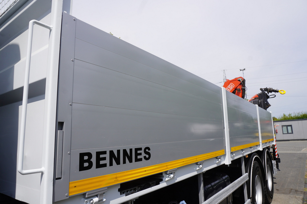 Camião grua MERCEDES-BENZ Arocs 2633 flatbed truck / Crane FASSI F155A.0.23 / REMOTE CONTROL / 230,000 km: foto 14