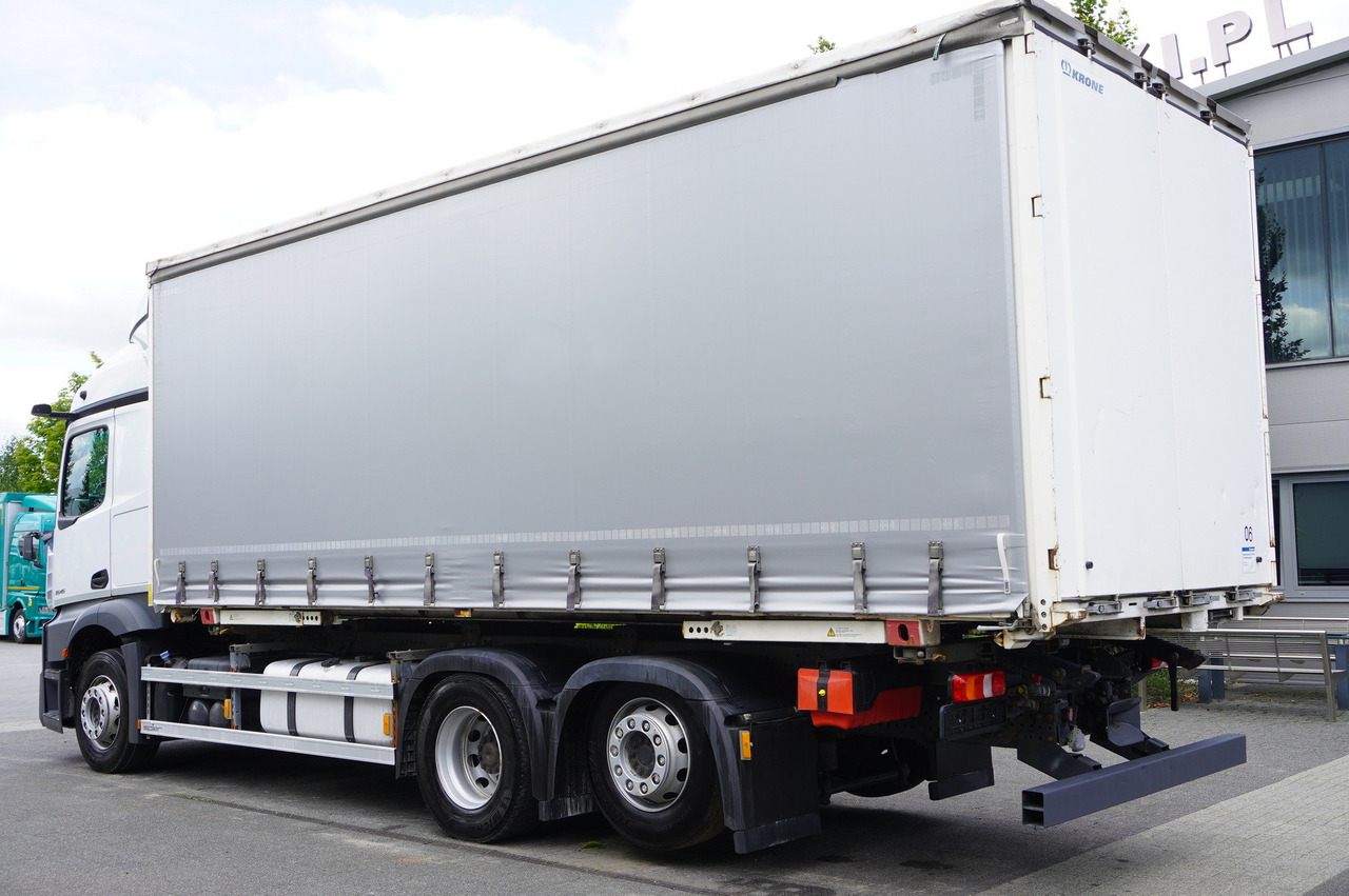 MERCEDES-BENZ Mercedes-Benz Actros 2545 6×2 MP5 / ADR AT / Curtainsider 18 EPAL - Camião transportador de contêineres/ Caixa móvel: foto 3 MERCEDES-BENZ Mercedes-Benz Actros 2545 6×2 MP5 / ADR AT / Curtainsider 18 EPAL - Camião transportador de contêineres/ Caixa móvel: foto 3